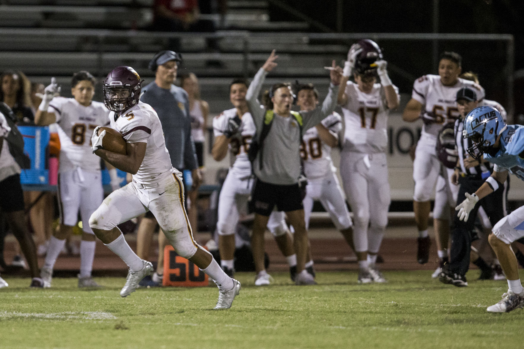 Tucson Salpointe at Glendale Cactus high school football
